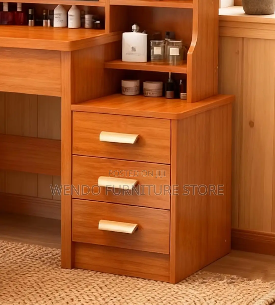 Dressers; Dressing Brown Elegant Dressing Table Set
