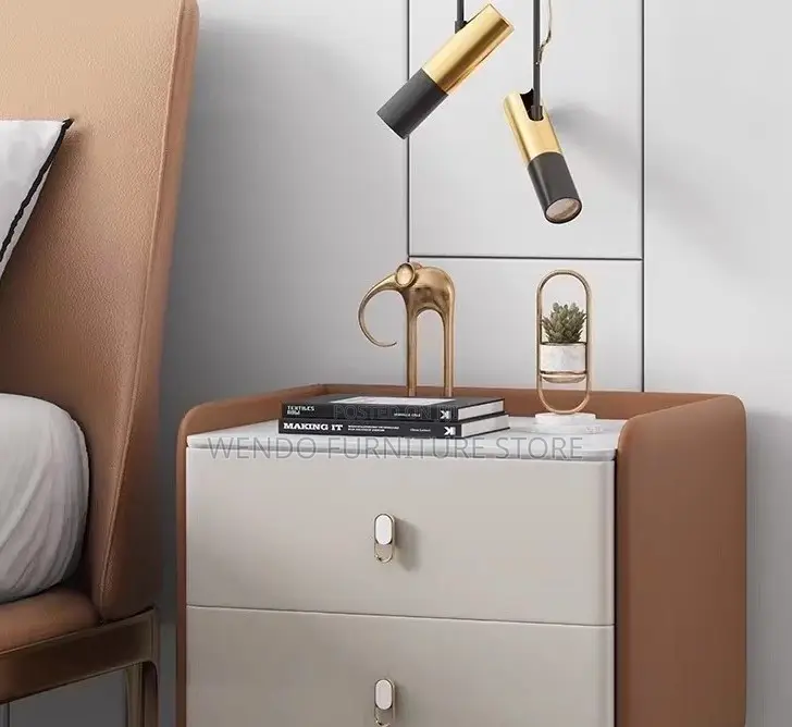 Storage Units; Two Drawers Home Spacious Bedside Cabinet