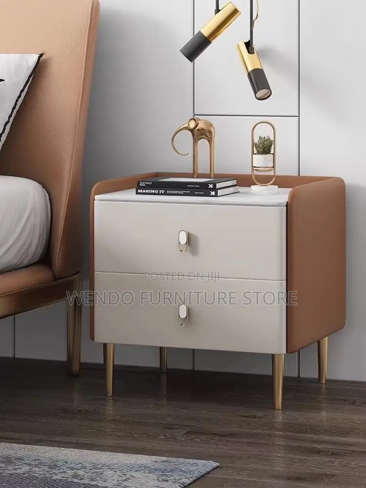 Storage Units; Two Drawers Home Spacious Bedside Cabinet