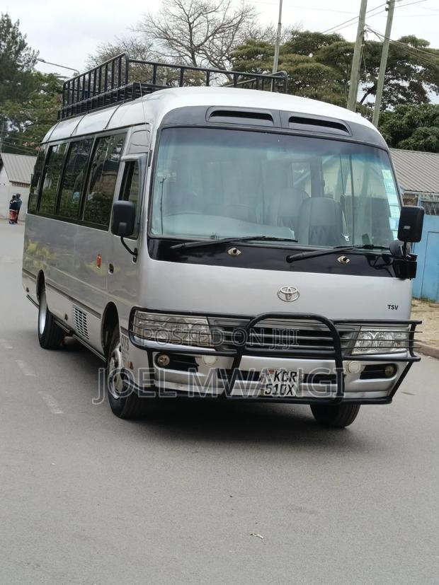 Toyota Coaster 2010 Silver - thumbnail 6