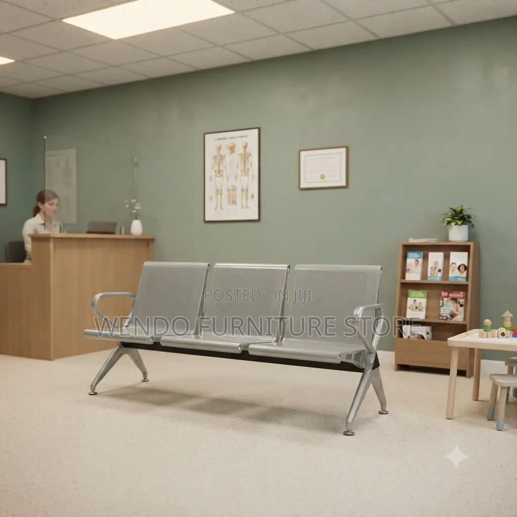 Office Benches; Three Seaters Metallic Reception OTC2 Benches