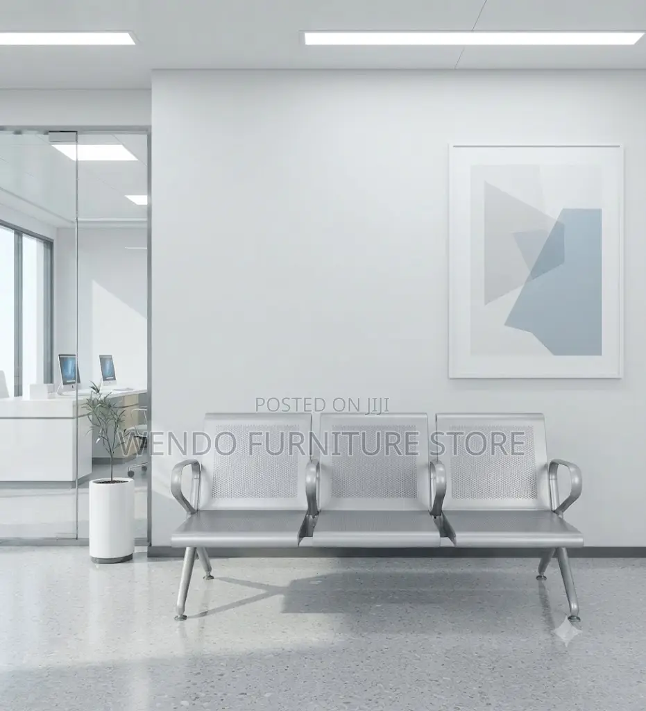 Office Benches; Three Seaters Metallic Reception OTC2 Benches