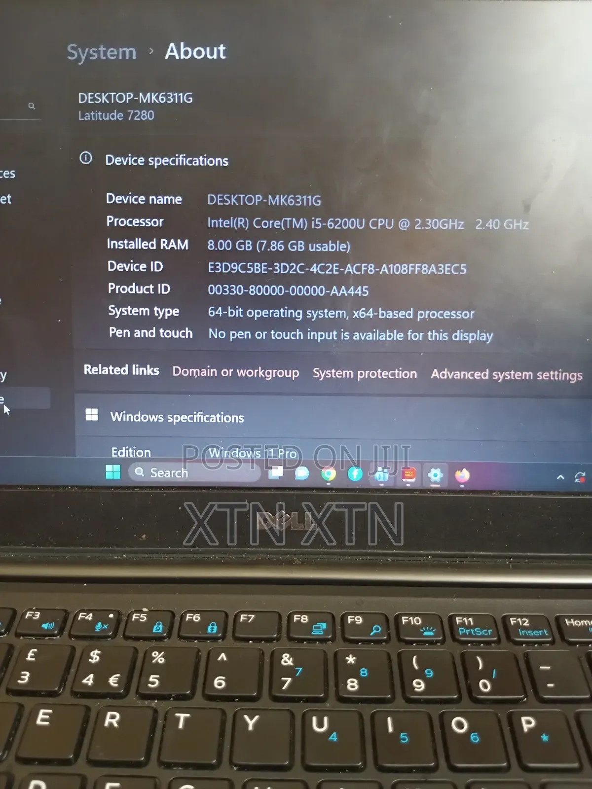Laptop Dell Latitude 7280 8GB Intel Core i5 SSD 500GB
