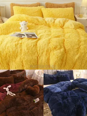 6 by 7 Warm Fluffy Duvets for Modern Living Rooms