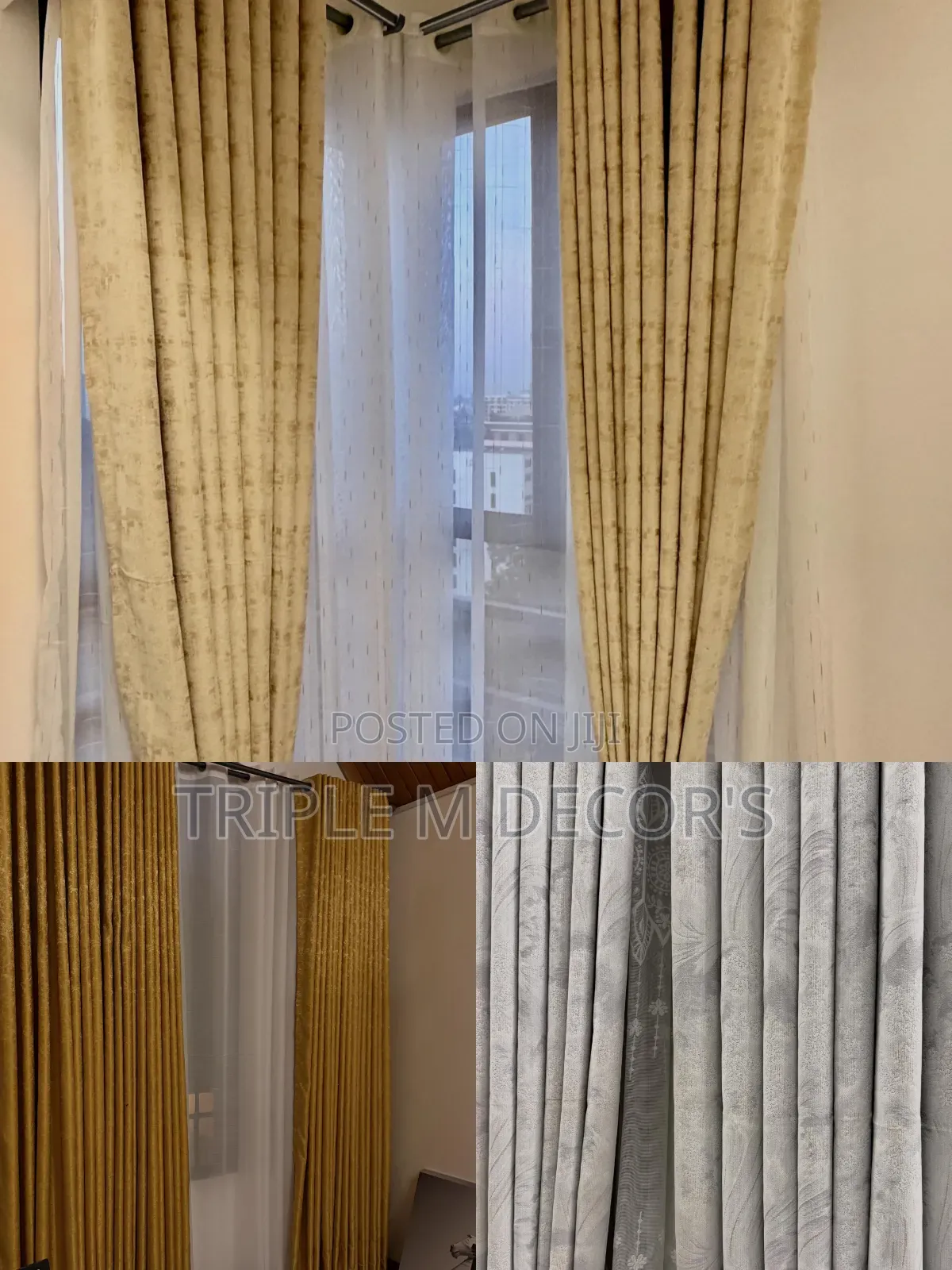 Thick Blackout Curtains – Day Night Privacy