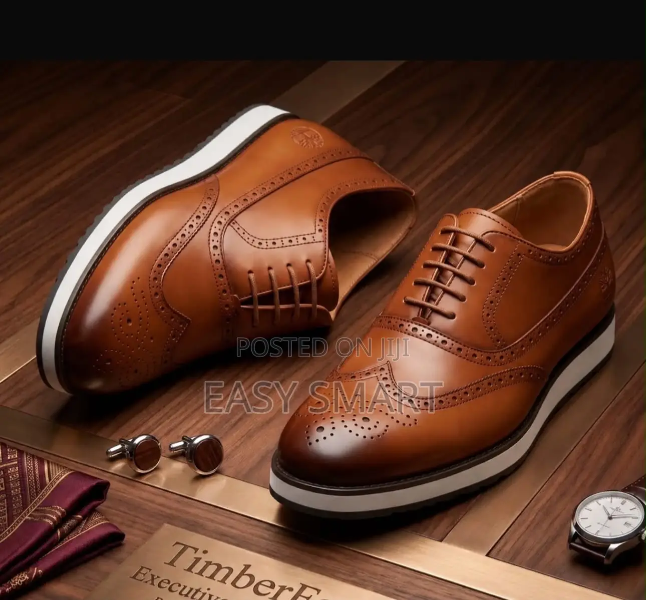 Embossed Grain Textur Smart Casual