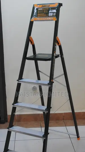 Jadever 4-Step Steel Ladder With Tool Tray JDLD1H04
