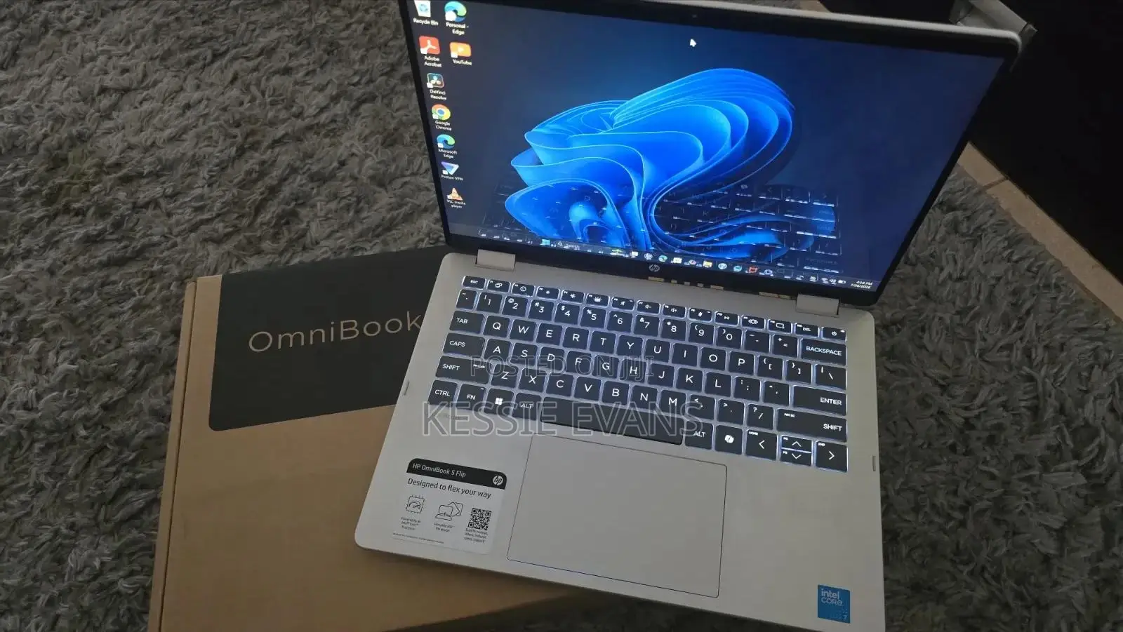 Laptop HP OmniBook 5 Flip 14-fp0023dx 16GB Intel Core i7 SSD 512GB