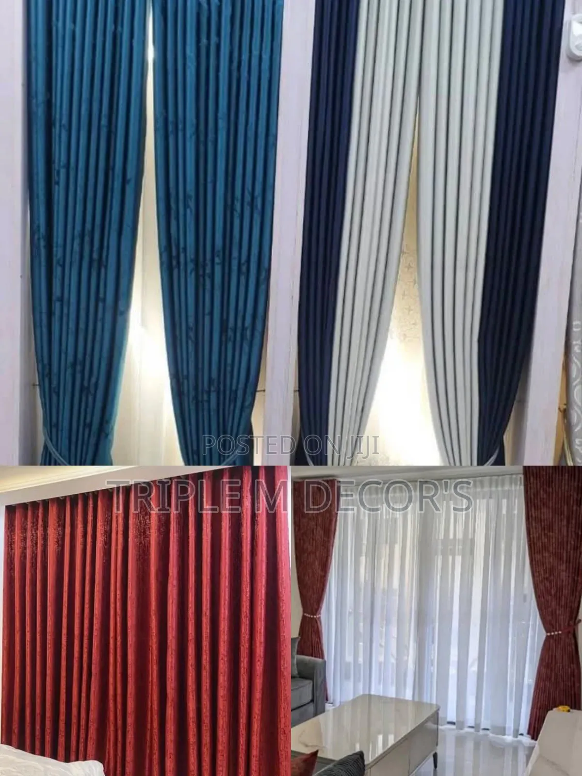 Heavy Blackout Curtains – Blocks Heat Sunlight