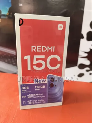 New Xiaomi Redmi 15C 4G 128 GB Black