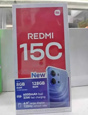 New Xiaomi Redmi 15C 4G 128 GB Blue
