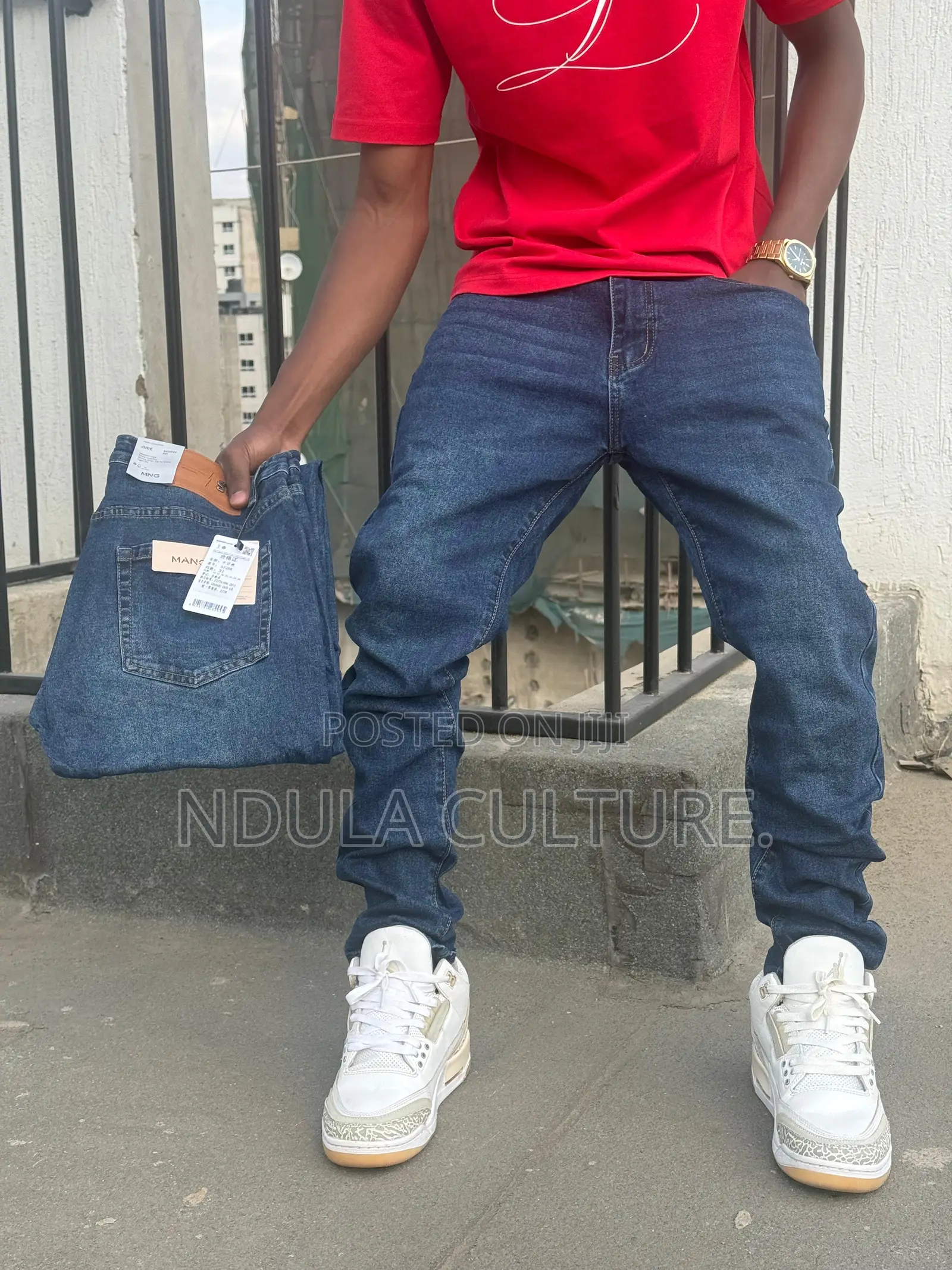 Plain Denim Jeans