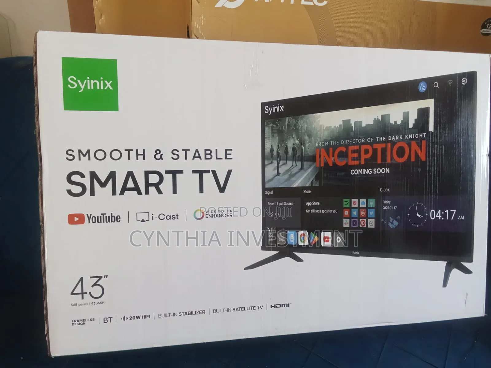 Syinix 43 Inch Smart Android TV