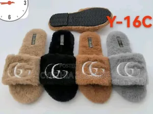 Fluffy Open Shoes