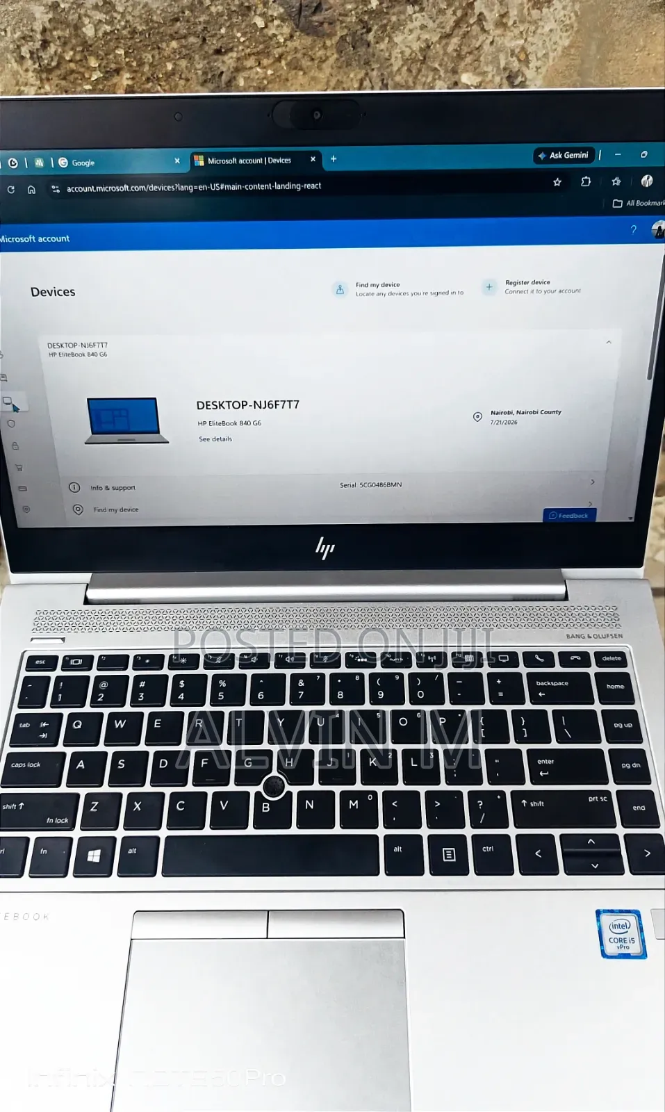 Laptop HP EliteBook 840 G6 16GB Intel Core i5 SSD 256GB