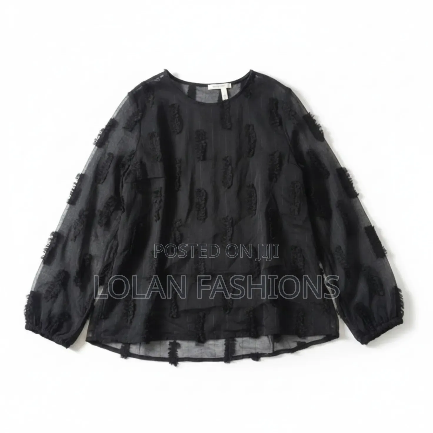 Feathery Patterned Top