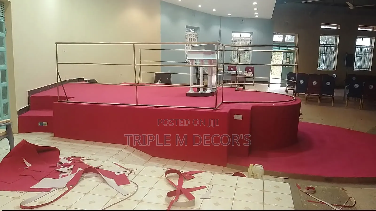 Premium Delta 4mm Thickness Wall to Wall Carpet for Churches