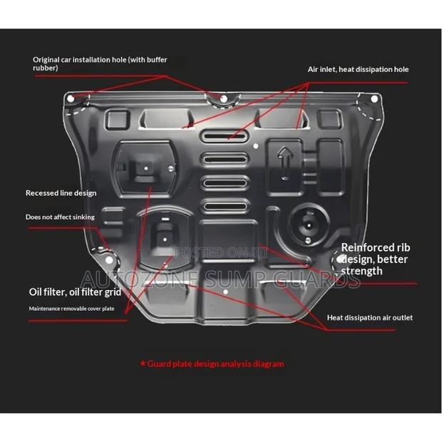 Durable Car Engine Protection Underbody Guard for Volvo XC60 2011-2017 - thumbnail 2