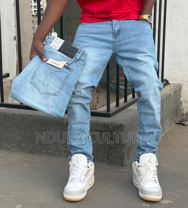 Plain Denim Jeans - thumbnail 4