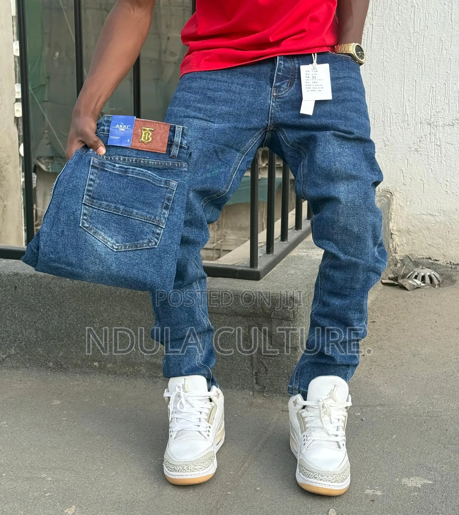 Plain Denim Jeans