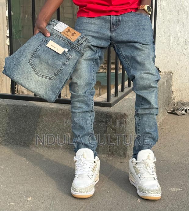 Plain Denim Jeans - thumbnail 3