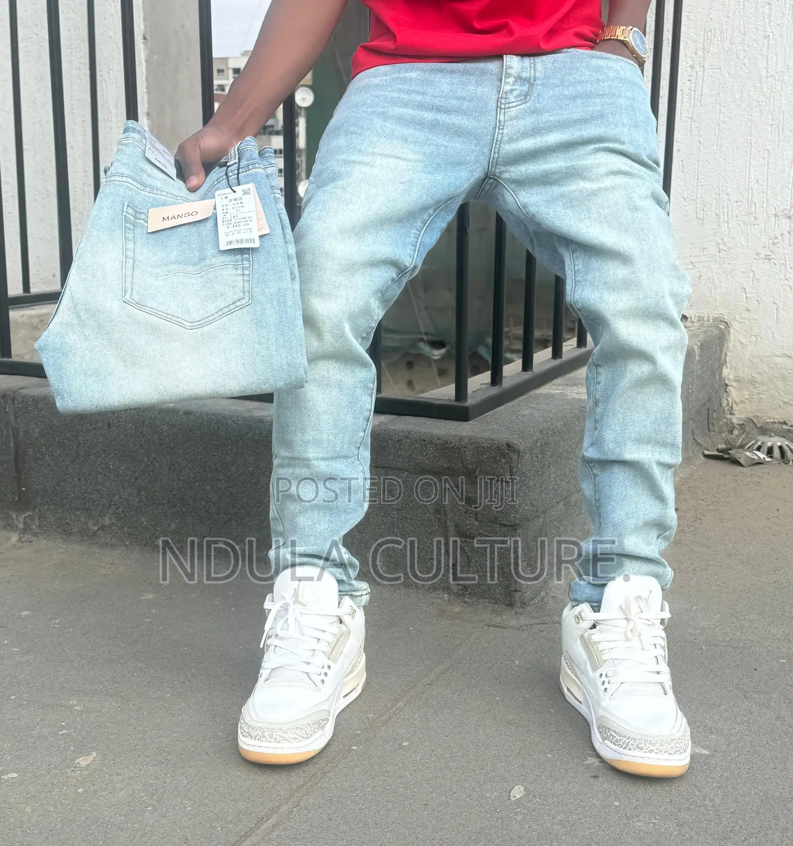 Plain Denim Jeans