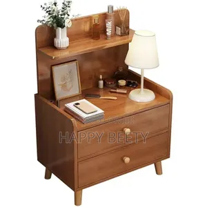 *Minimalist Wooden Bedside Table With Drawer*