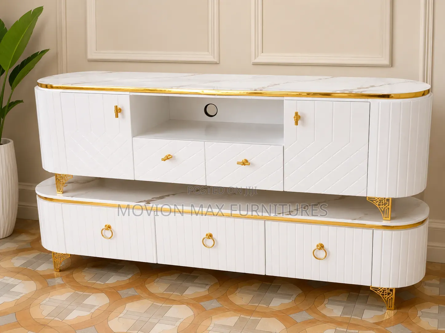 Smart 5feets Oval TV Stand