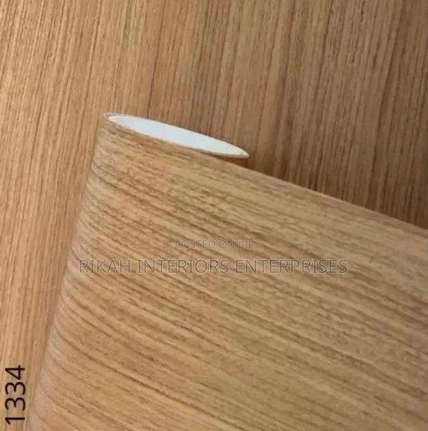 Waterproof Wood Effect Contact Paper Environmental Friendly Justin