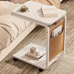 *2 Layer Trolley With Matching Insert Pocket Side Stool/Table*