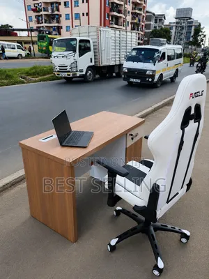 Modern Office Desk 1.2m With Heavy Duty Gaming Chair