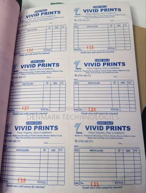 Custom Receipt Books Printing