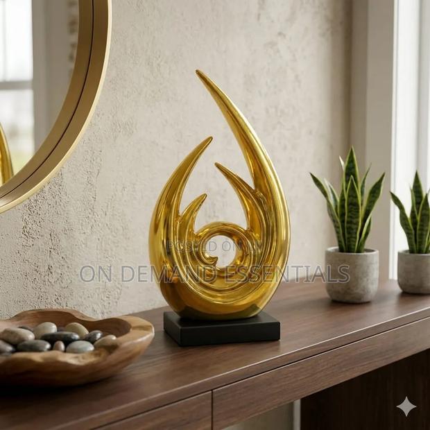 Big Size Ceramic Modern Abstract Art Statue Decor Sculpture Figurine - thumbnail 2