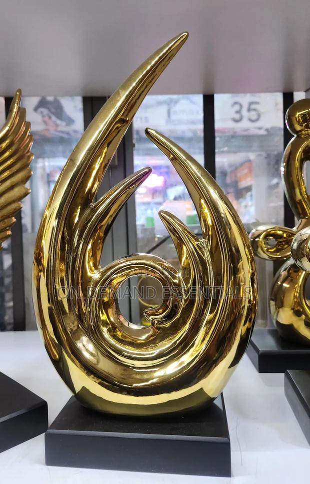 Big Size Ceramic Modern Abstract Art Statue Decor Sculpture Figurine - thumbnail 4