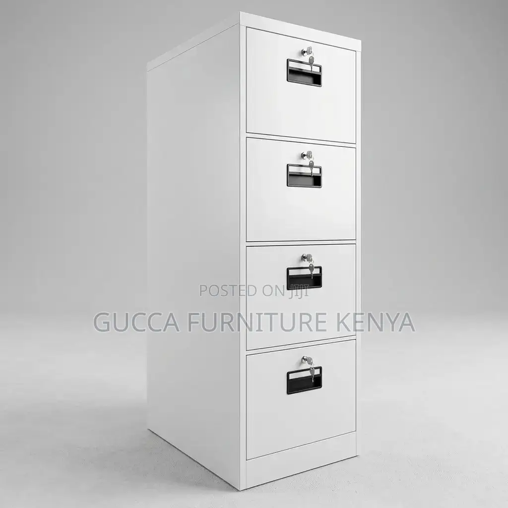 4-Drawer Metallic Cabinet With 4-Lock Keys
