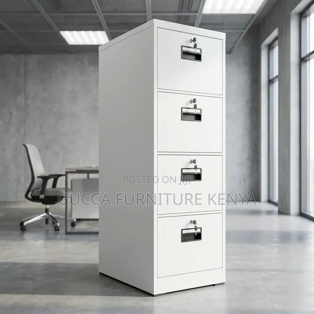 4-Drawer Metallic Cabinet With 4-Lock Keys