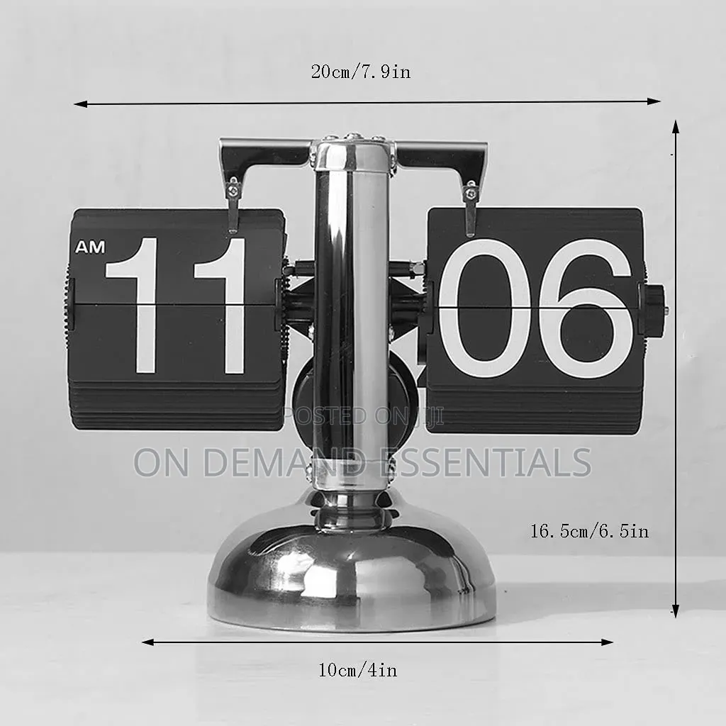 Retro Digital Flip Down Desk Clock