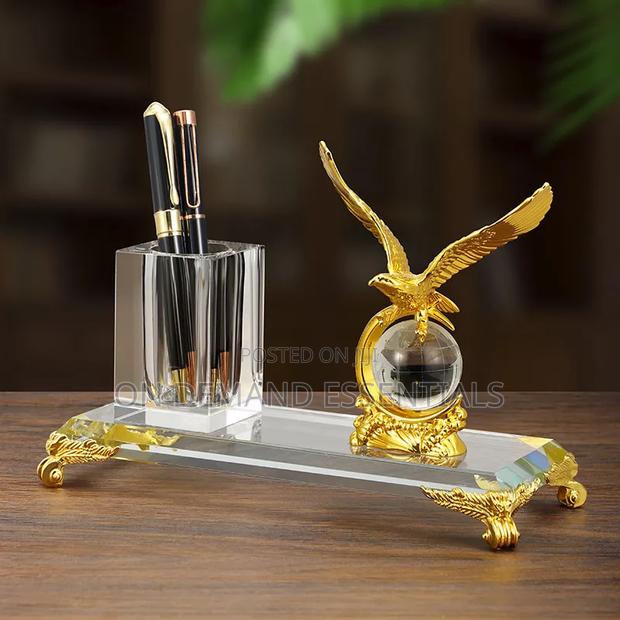 Noble Eagle Crystal Pen Holder - thumbnail 4