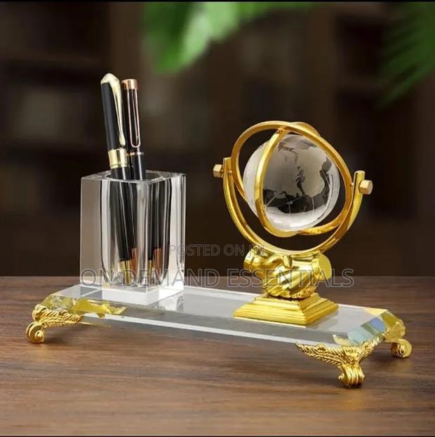 Global Executive Crystal Desk Organizer - thumbnail 2
