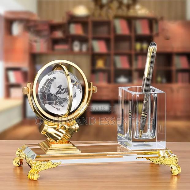 Global Executive Crystal Desk Organizer - thumbnail 3