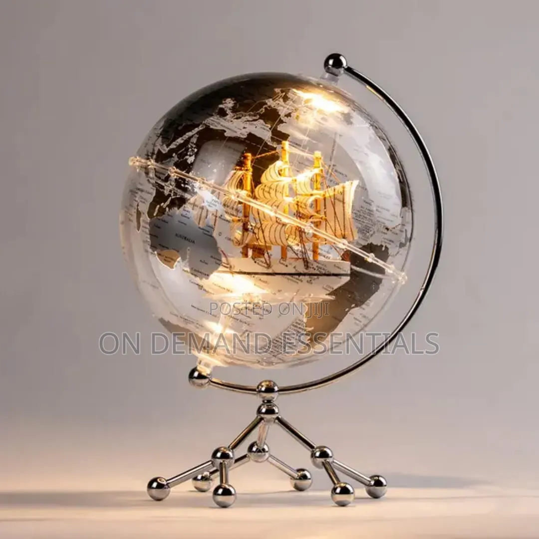Led Globe With World Map Available Ni Two Colors