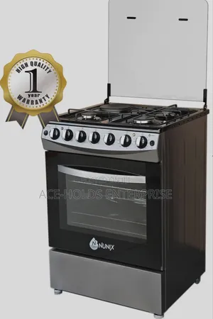 New Model Nunix 60×65 3+1 Stand Cooker, Electric Oven Jet Valve