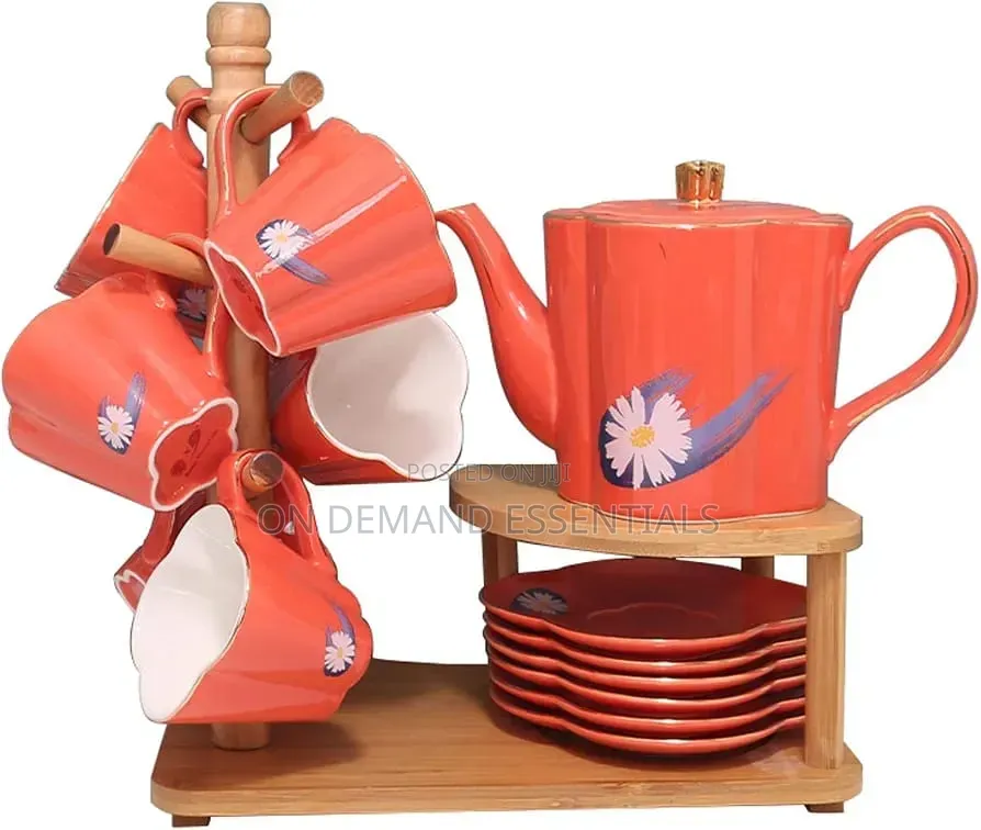 14pcs Nordic Design Luxurious Ceramic Coffee / Tea Set