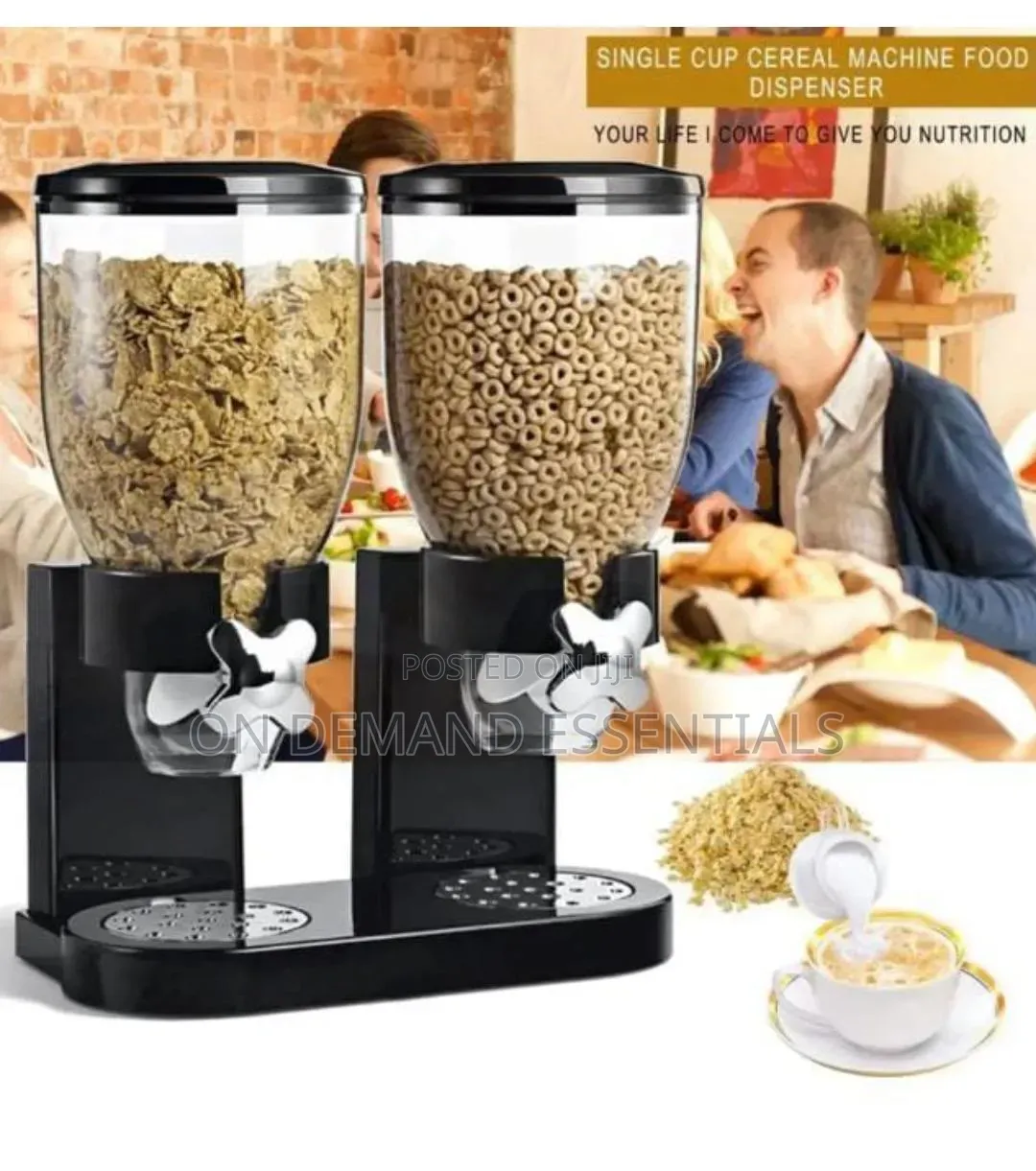 Double Cereal Dispenser