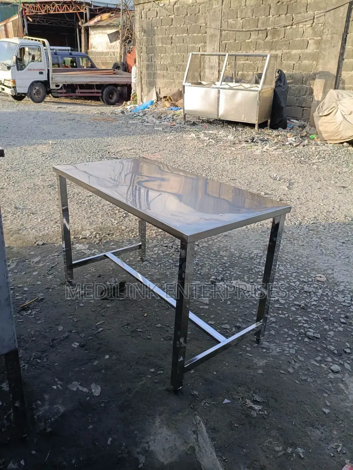 4*2ft Modern Stainless Steel Tables