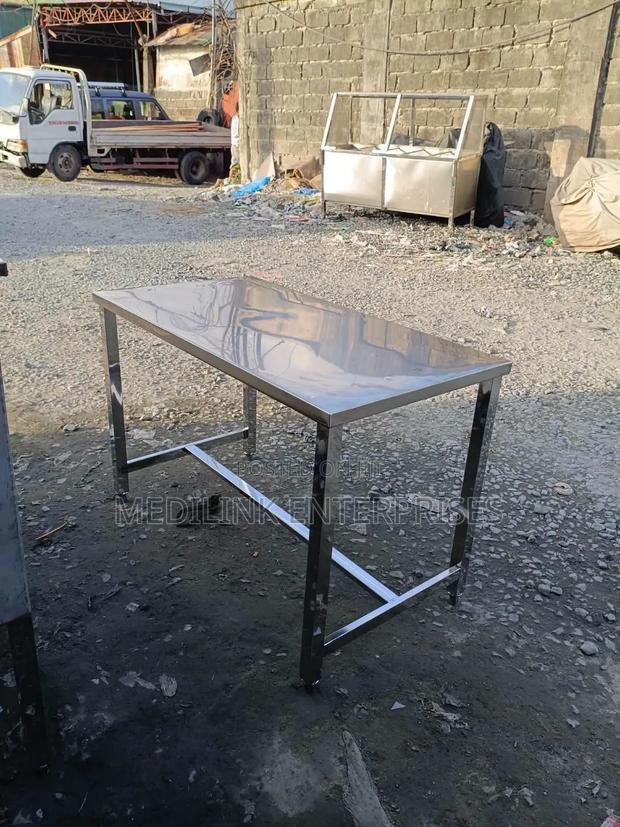 4*2ft Modern Stainless Steel Tables - main view
