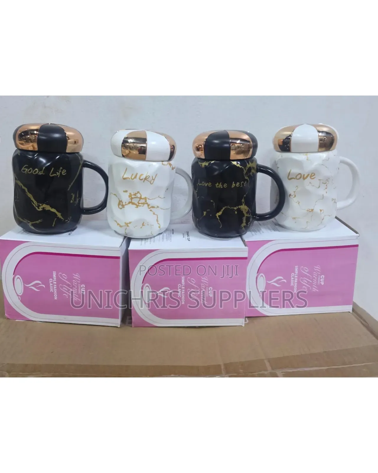 Good Life Lucky Love 
Ceramic Gift Mug