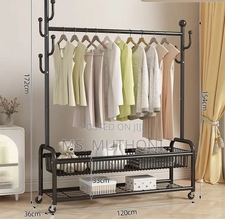 Heavy Duty Ultra-Functional, Stylish Garment Rack