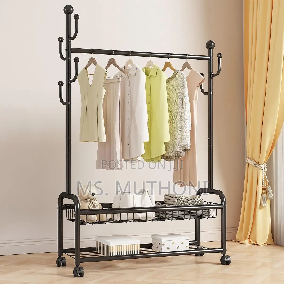 Heavy Duty Ultra-Functional, Stylish Garment Rack