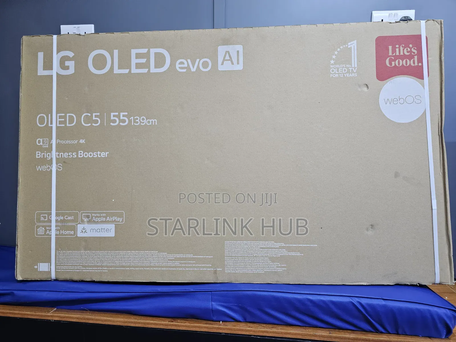 LG 55 Inch Oled Evo Ai C5 HDR Smart TV 55c5